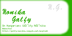 monika galfy business card